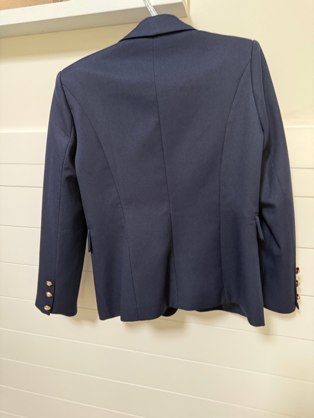 Lioness Navy Double-Breasted Blazer with Gold Buttons - Picture 7 of 8